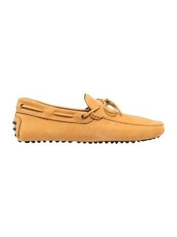 Gommino Nubuck Driving Shoes Yellow - TOD'S - 1