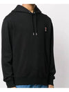 Small Heart Logo Hoodie Black - AMI - BALAAN 5