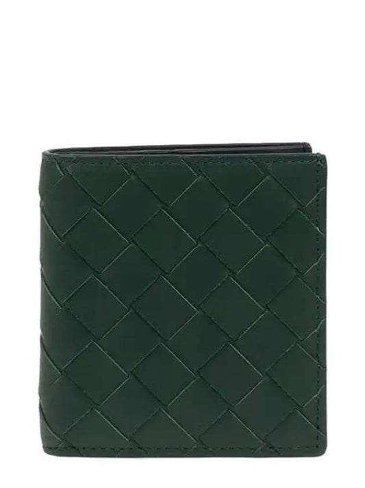 Intrecciato Slim Half Wallet Green - BOTTEGA VENETA - BALAAN 2