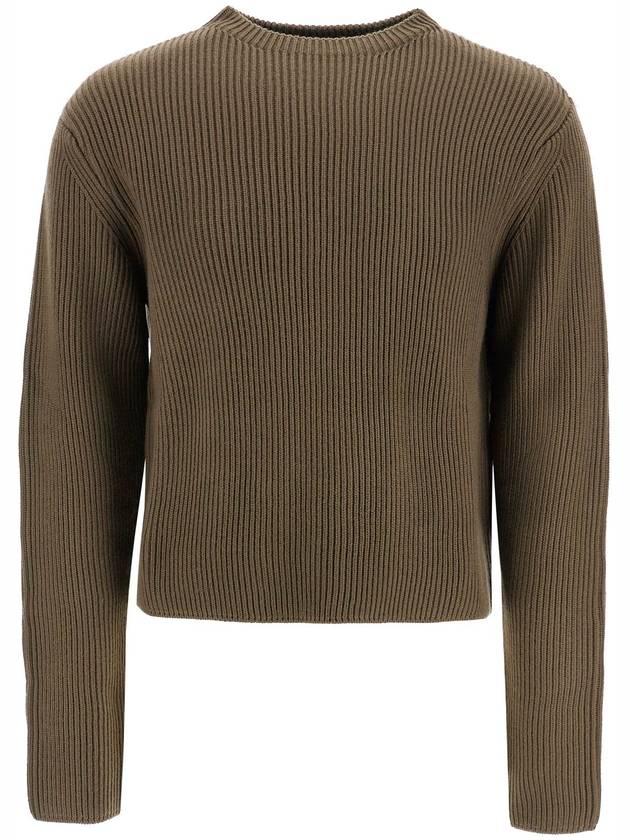 ribbed wool pullover sweater - RIER - BALAAN 1