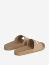 Fool Political Campaign Logo Slippers Brown - BALENCIAGA - BALAAN 4