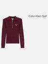 Women s half zip up knit sweater CA2PL230214 - CALVIN KLEIN GOLF - BALAAN 7