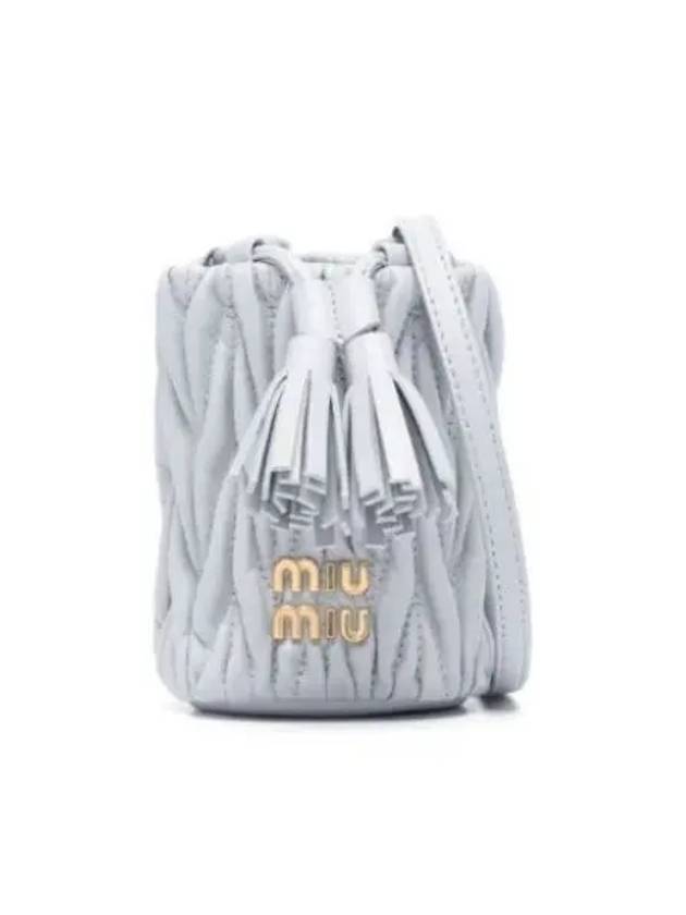 Matelasse Mini Bag Grey - MIU MIU - BALAAN 2