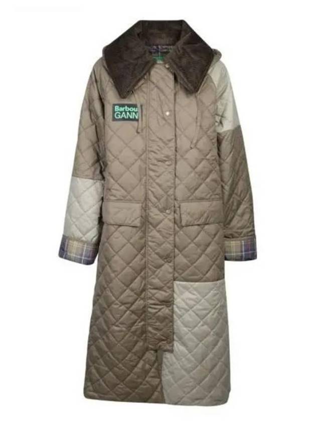 Burghley Quilted Padding Green - BARBOUR - BALAAN 2