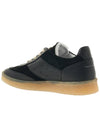 6 Court Suede Leather Low Top Sneakers Black - MAISON MARGIELA - BALAAN 4