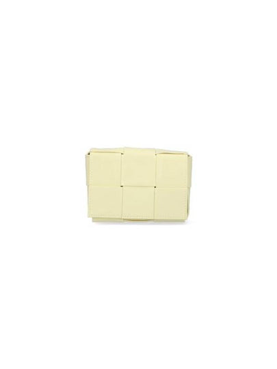 Cassette Small Leather Cross Bag Yellow - BOTTEGA VENETA - BALAAN 2