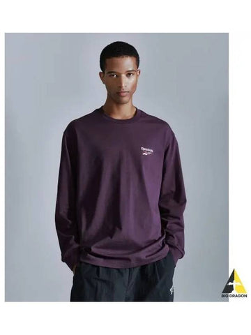 Sports Artwork Long Sleeve Burgundy - REEBOK - BALAAN 1