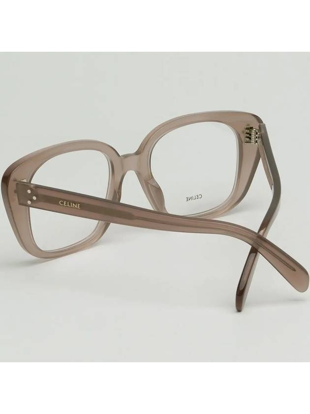 Eyewear Logo Square Eyeglasses Brown - CELINE - BALAAN 5