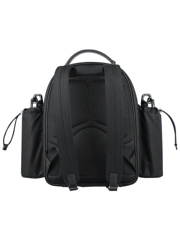 Triangle Logo Nylon Picnic Backpack Black - PRADA - BALAAN 5