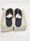 Izmir Leather Slippers Marine Brown - HERMES - BALAAN 10