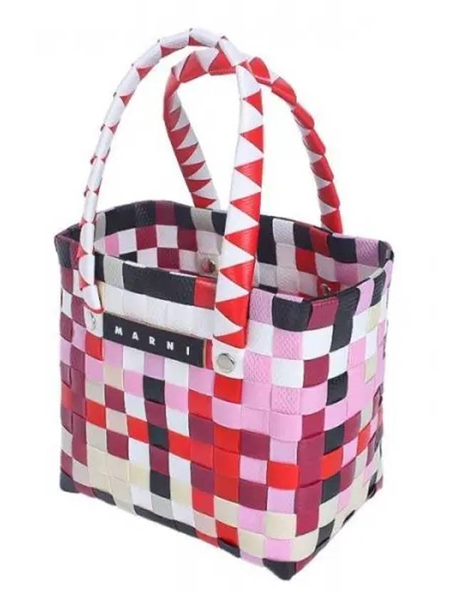 Multicolor Woven Micro Tote Bag Red M00178 M00IW 0MC51 1120517 - MARNI - BALAAN 1