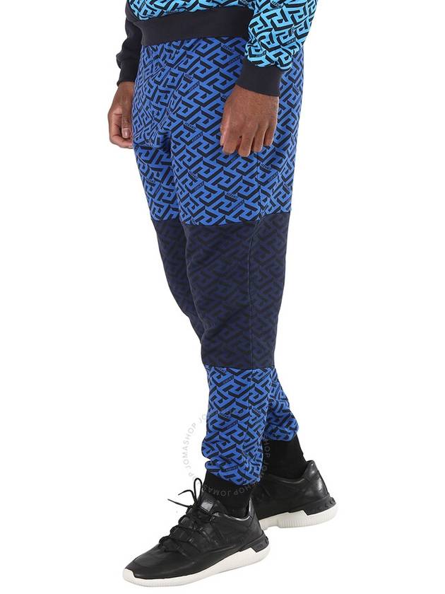 La Greca Pattern Track Pants Blue - VERSACE - BALAAN 4