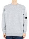 Diagonal Raised Fleece Lens Sweatshirt Grey - CP COMPANY - BALAAN 3