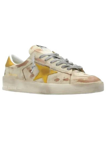 Stardan Leather Low Top Sneakers Off White - GOLDEN GOOSE - BALAAN 2