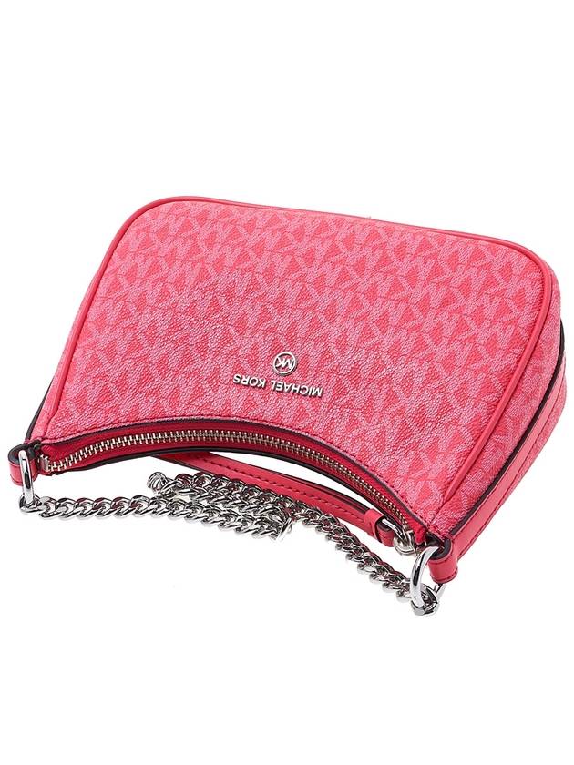 Small Logo Jetset Charm Shoulder Bag Pink - MICHAEL KORS - BALAAN 5