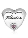 Sister Heart Bracelet Charm Silver - PANDORA - BALAAN 3