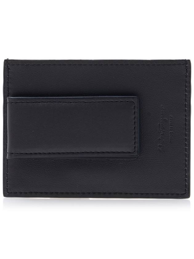 Gancini Card Wallet Black - SALVATORE FERRAGAMO - BALAAN 4