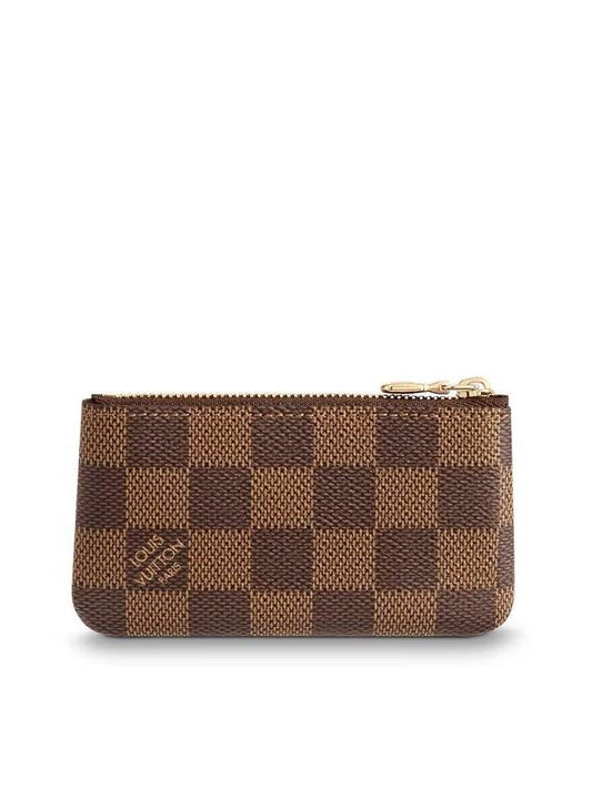 Damier Eben Pouch Key Holder Brown - LOUIS VUITTON - BALAAN 2