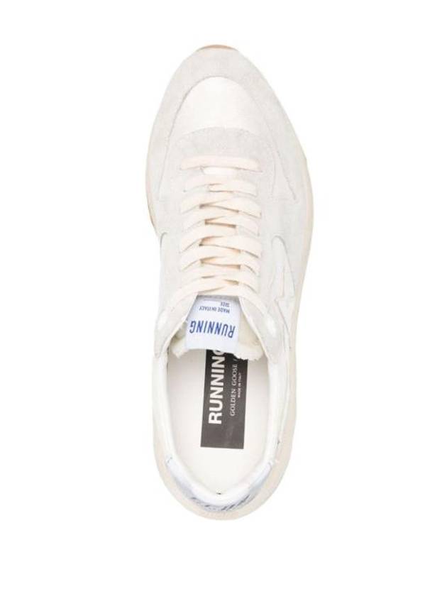 Running Lace-up Low Top Sneakers White Cream - GOLDEN GOOSE - BALAAN 5