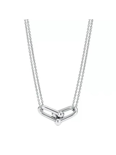 Double Link Pendant Necklace Silver - TIFFANY & CO. - BALAAN 1