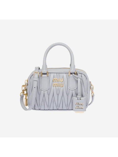 Matelasse Nappa Leather Tote Bag Cornflower - MIU MIU - BALAAN 1