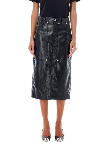 Angel midi H line skirt black - ISABEL MARANT ETOILE - BALAAN 2