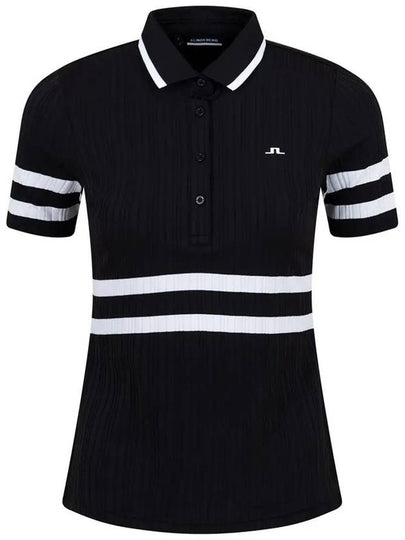 Women's Moira Polo Shirt Black - J.LINDEBERG - BALAAN 2