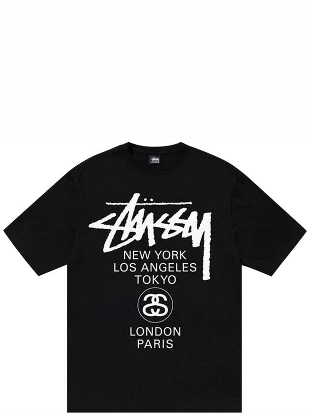 World Tour T Shirt Black 2023 3903792 World Tour T Shirt Black 2023 - STUSSY - BALAAN 1