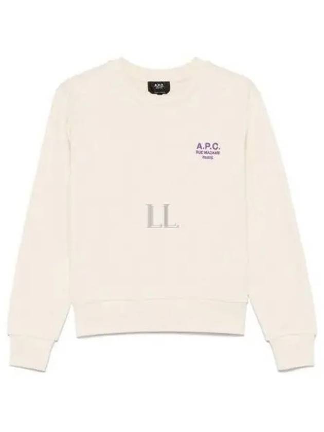 Rue Madame Cotton Sweatshirt Beige - A.P.C. - BALAAN 2