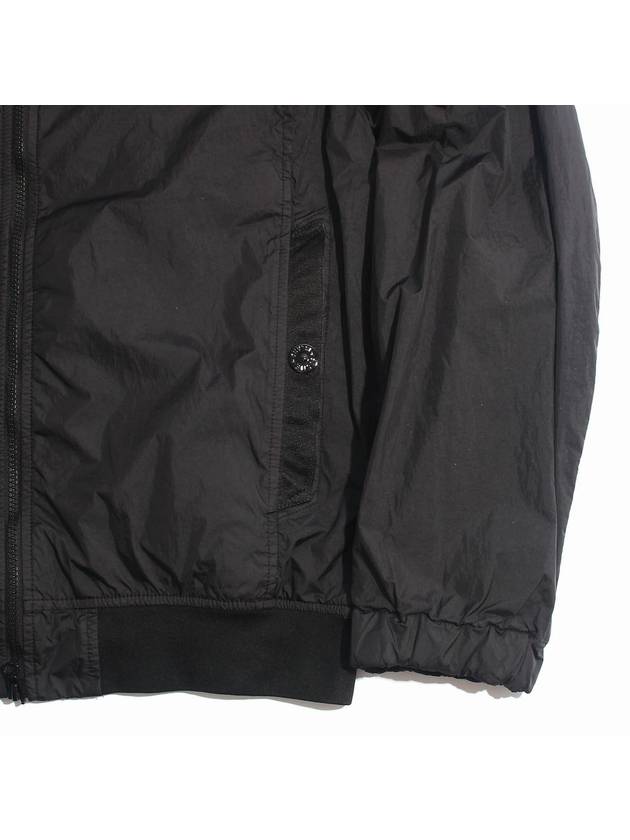 Crinkle Reps Wappen Bomber Jacket Black - STONE ISLAND - BALAAN 6