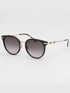 Eyewear Round Oversize Asian Fit Sunglasses Black - GUCCI - BALAAN 2