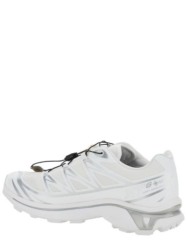 XT 6 Gore Tex Low Top Sneakers White Silver - SALOMON - BALAAN 4