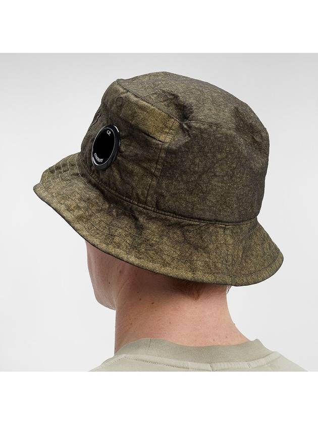 Coated Bucket Hat Ivy Green 15CMAC260A - CP COMPANY - BALAAN 3