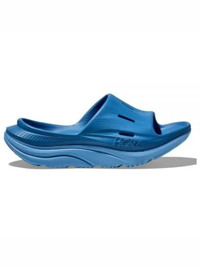 Ora Recovery Slide 3 Slippers Blue - HOKA ONE ONE - BALAAN 2