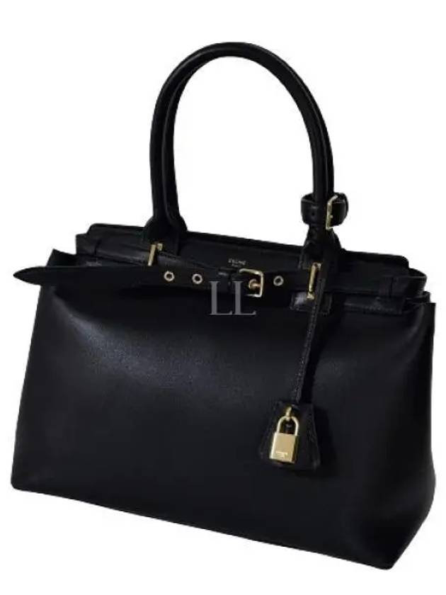 Conti Supple Calfskin Tote Bag Black - CELINE - BALAAN 2