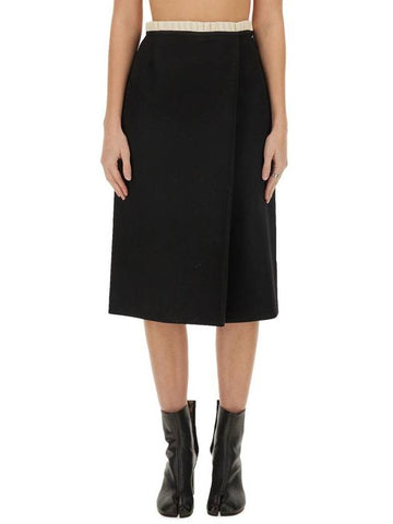 Maison Margiela Wool Skirt - MAISON MARGIELA - BALAAN 1