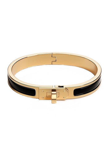 Mini Click Kelly Bracelet Black - HERMES - BALAAN 1