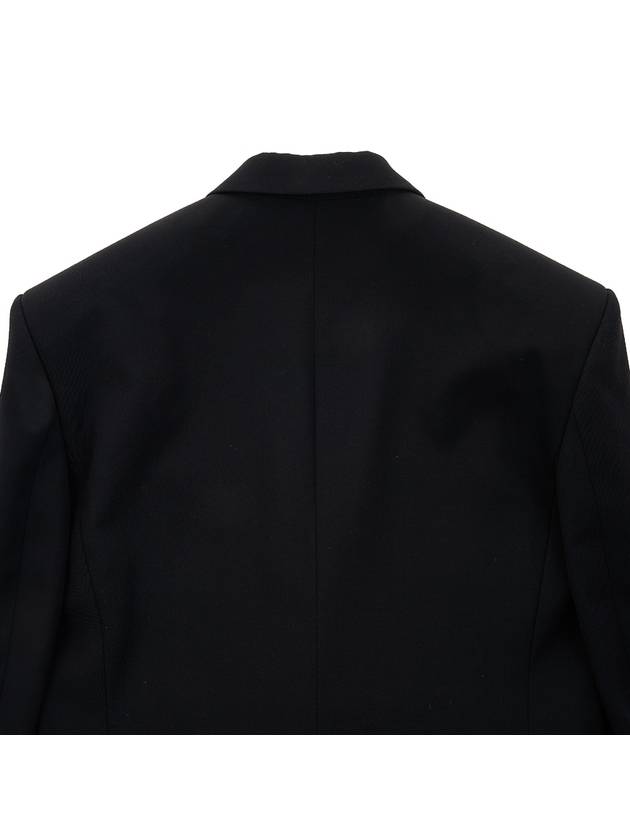 Men's Wool Tailored Jacket Black - BALMAIN - BALAAN.