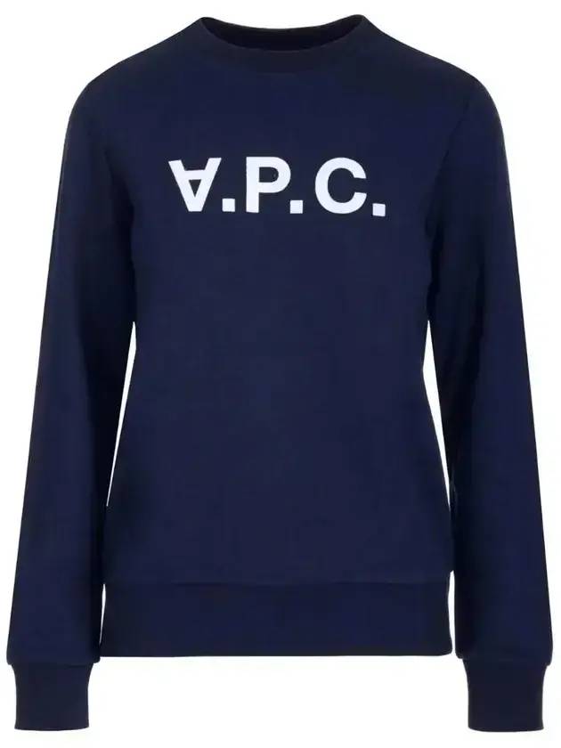 VPC Logo Sweatshirt Navy - A.P.C. - BALAAN 2