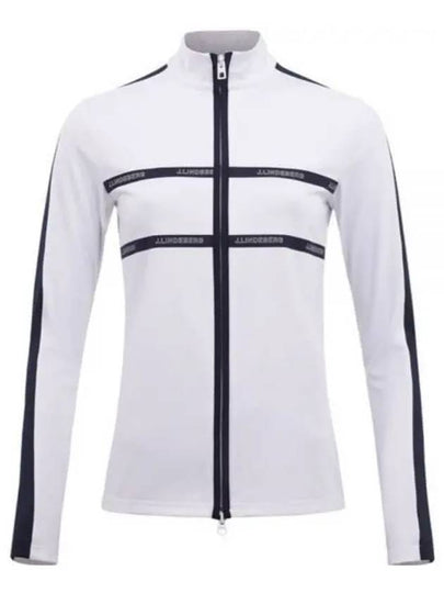 Golf Jade Mid Layer Zip-Up Jacket White - J.LINDEBERG - BALAAN 2