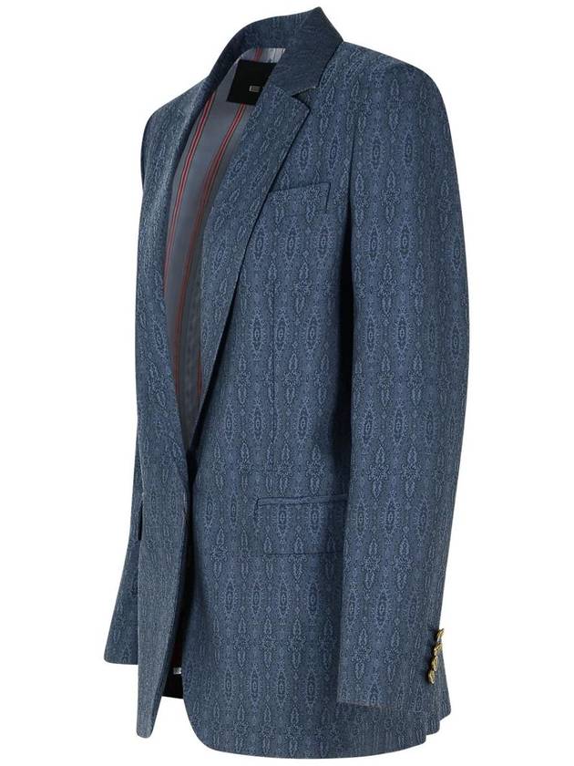 Etro Blue Wool Blazer - ETRO - BALAAN 2