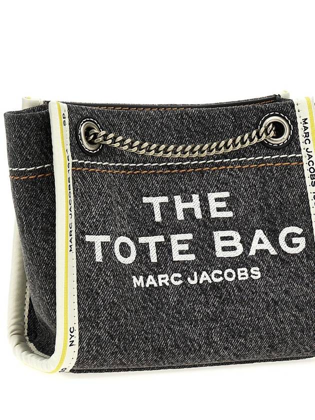 Marc Jacobs 'The Denim Chain Crossbody Tote' Crossbody Bag - MARC JACOBS - BALAAN 3