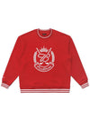 MALBON BUDWEISER CHAMPIONS Fleece Sweatshirt RED - MALBON GOLF - BALAAN 1