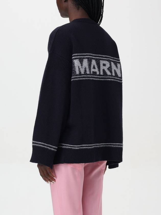 Cardigan di lana con logo posteriore Marni - MARNI - BALAAN 3