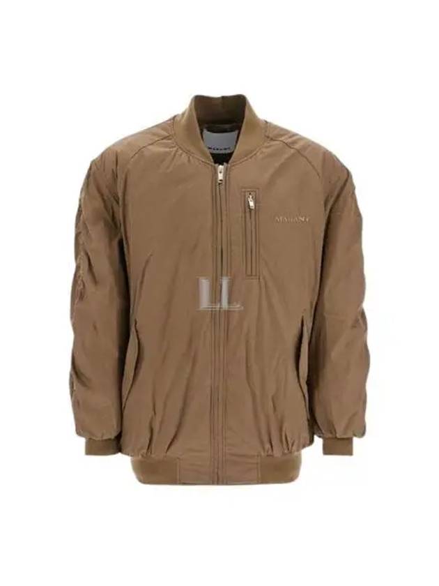 Bakya Zipper Bomber Jacket Brown - ISABEL MARANT - BALAAN 2