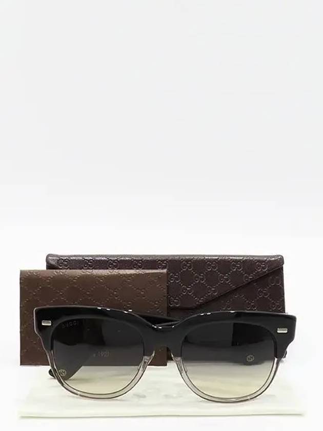 GG3744 S black color gradient sunglasses - GUCCI - BALAAN 1