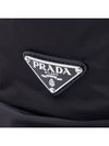 Triangle Logo Bucket Hat Black - PRADA - BALAAN 7