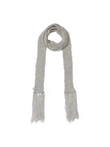 skinny sequin scarf silver - SCULPTOR - BALAAN 1