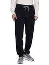 Men's Techno Fleece Cotton Track Pants Black - BRUNELLO CUCINELLI - BALAAN 4