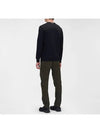 Diagonal Raised Fleece Sweatshirt Black - CP COMPANY - BALAAN 4